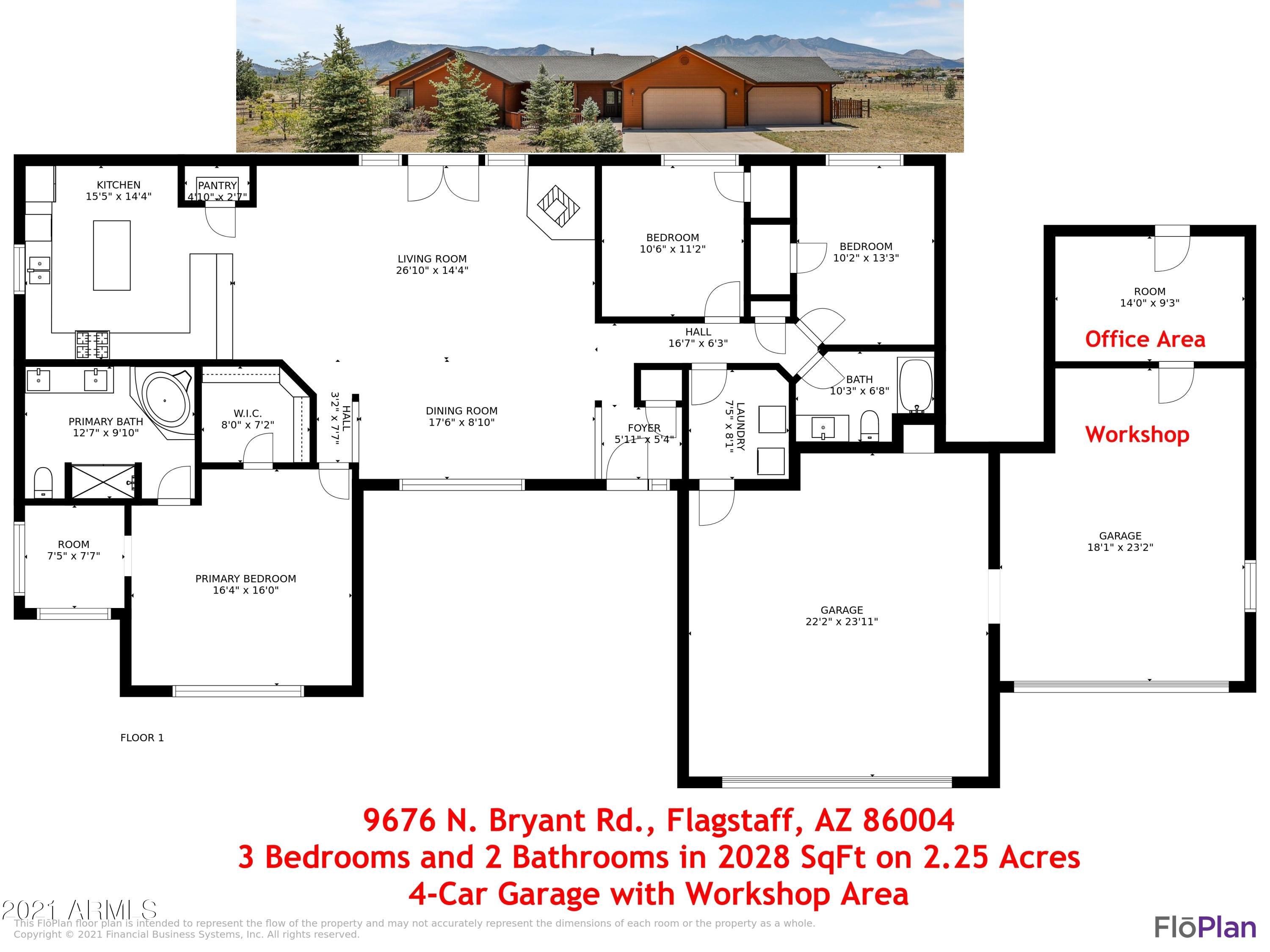 9676 North Bryant Road Flagstaff, AZ 86004 - Photo 42 of 42 FloPlan for 9676 N. Bryant Rd