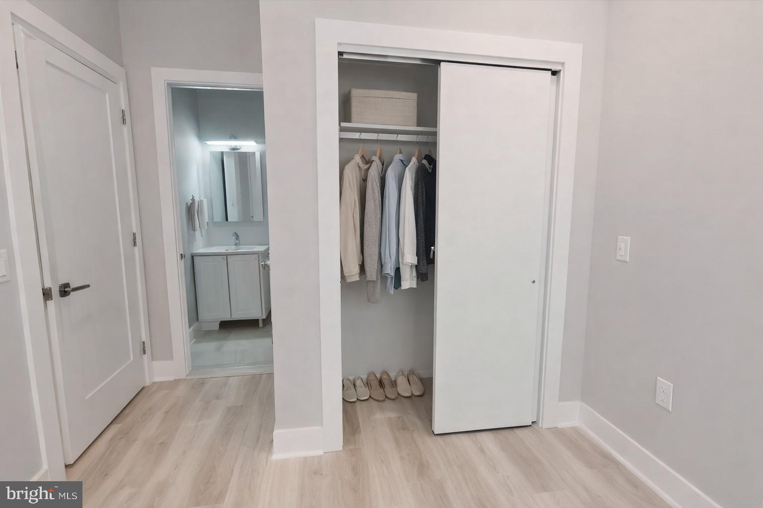 650 North 36th Street, Unit 1 Philadelphia, PA 19104 - Photo 4 of 15 a view of hallway with walk in closet