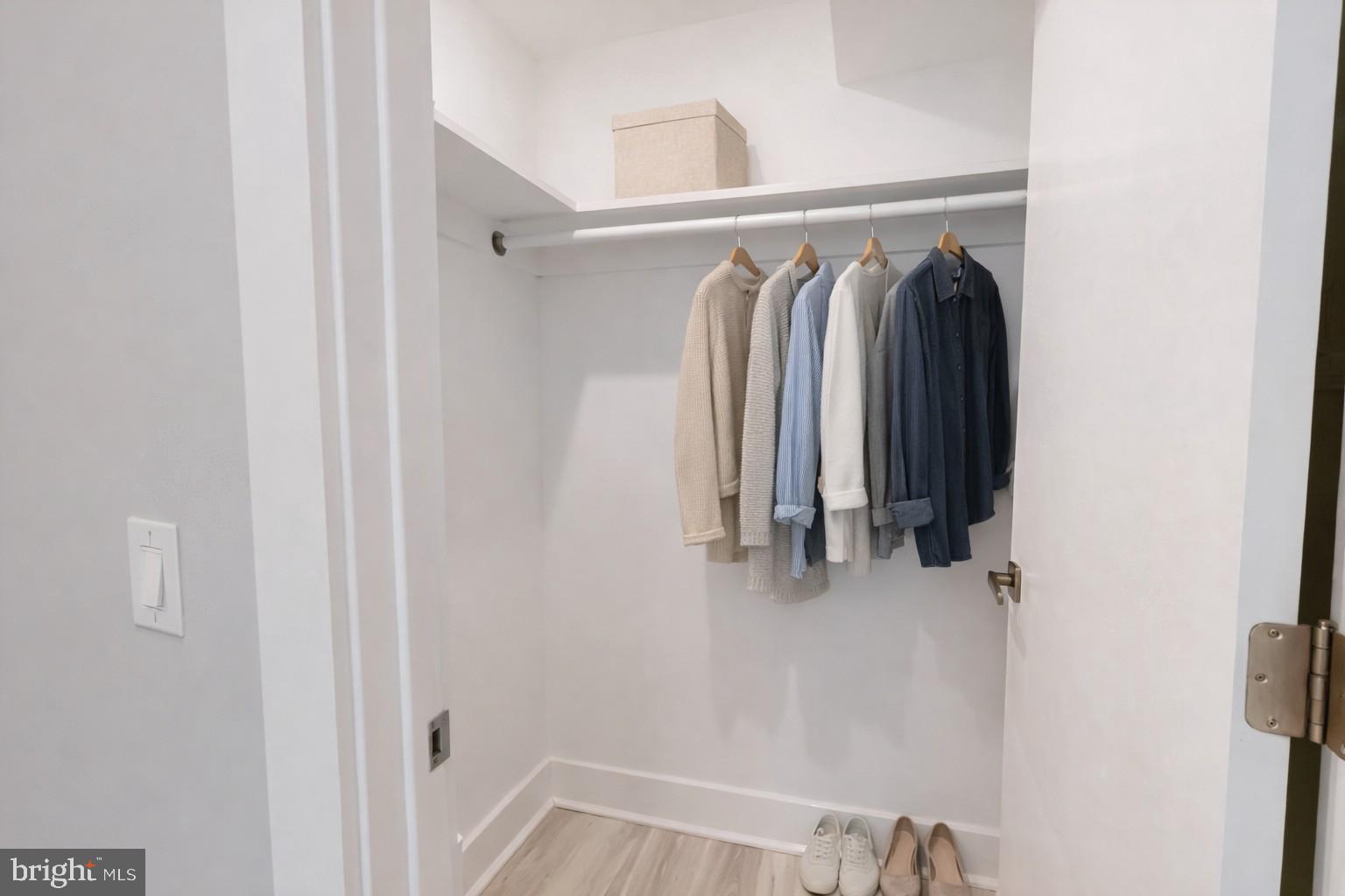 650 North 36th Street, Unit 1 Philadelphia, PA 19104 - Photo 7 of 15 a view of walk in closet with clothes and shoes