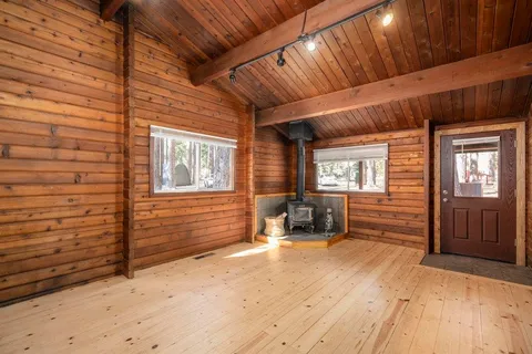 a view of a door of the house