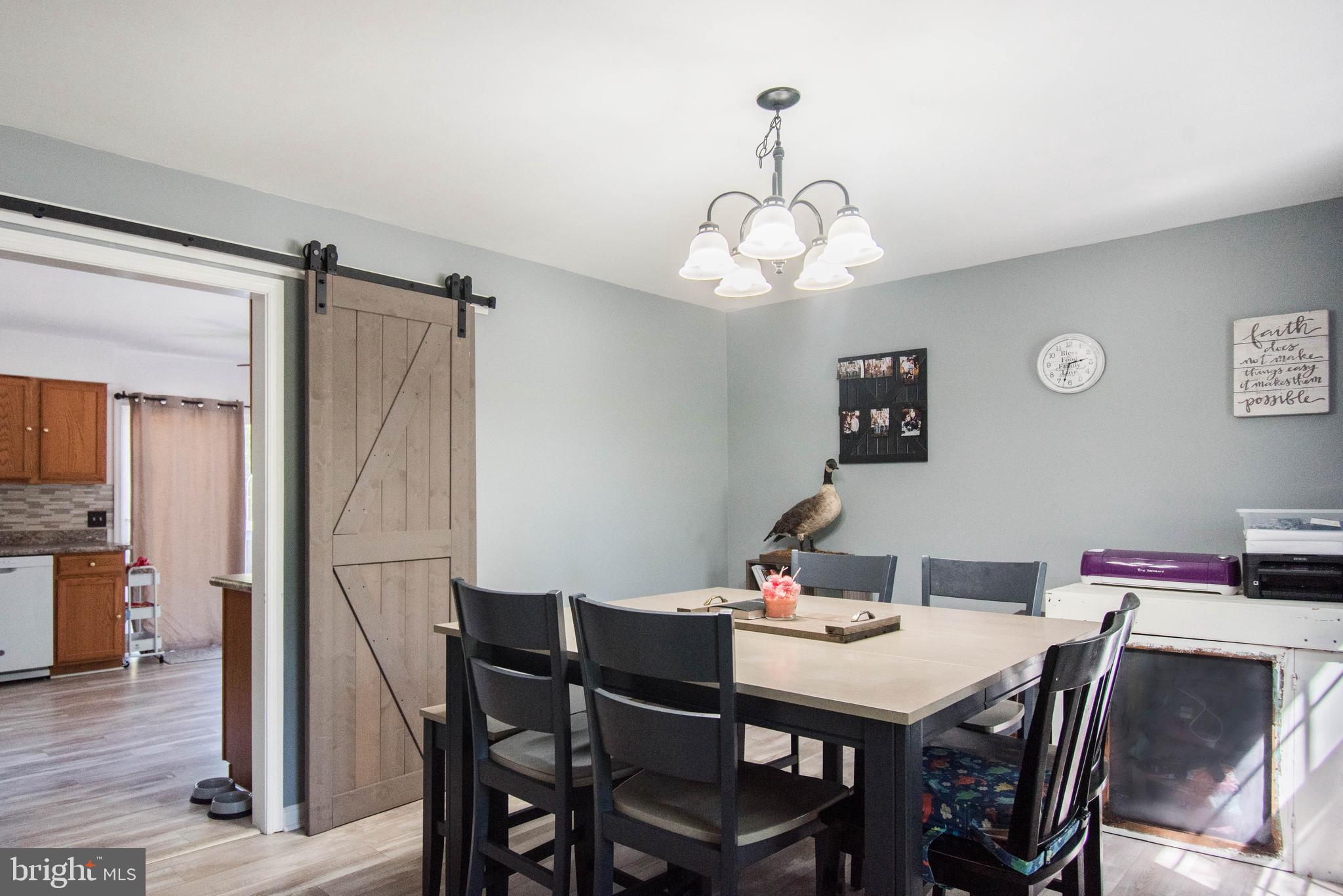 23240 Clarissa Road Chestertown, MD 21620 - Photo 8 of 21 Dining room with barn doors