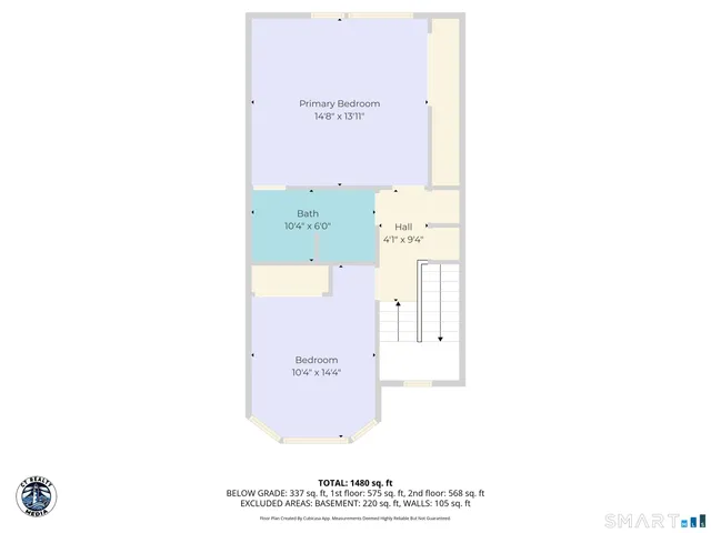 a picture of a room with a floor plan