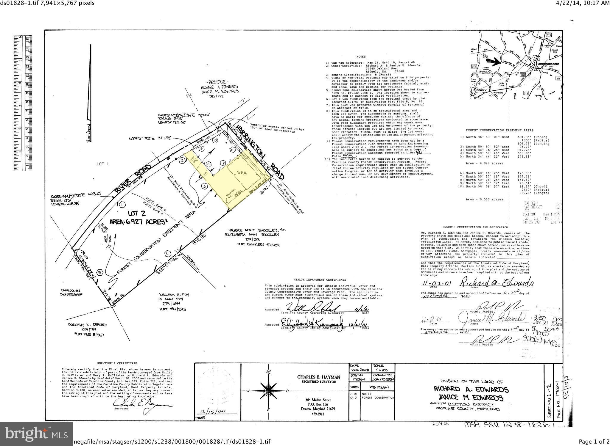 0 River Road Greensboro, MD 21639 - Photo 3 of 3 Highlighted area shows buildable lot