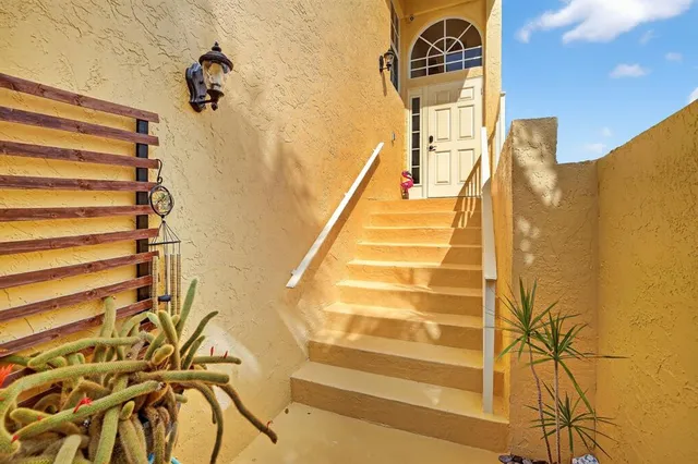 a view of a city with tall buildings