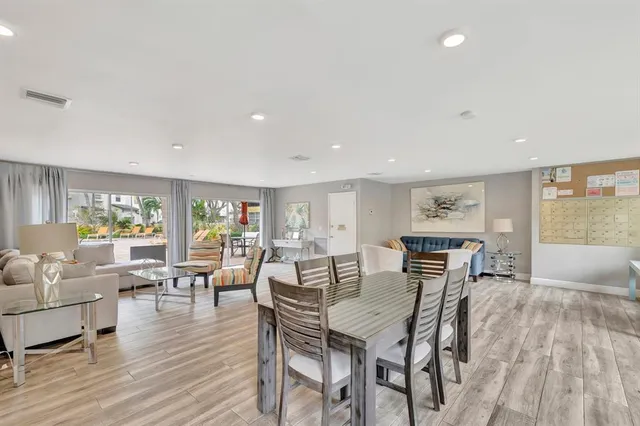 an aerial view of city and lake