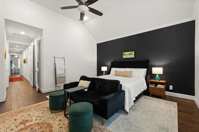 a view of a hallway with workspace