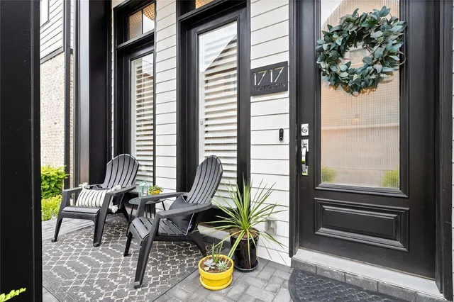 a view of a house with a street