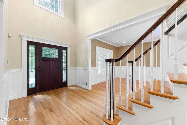 a view of front door