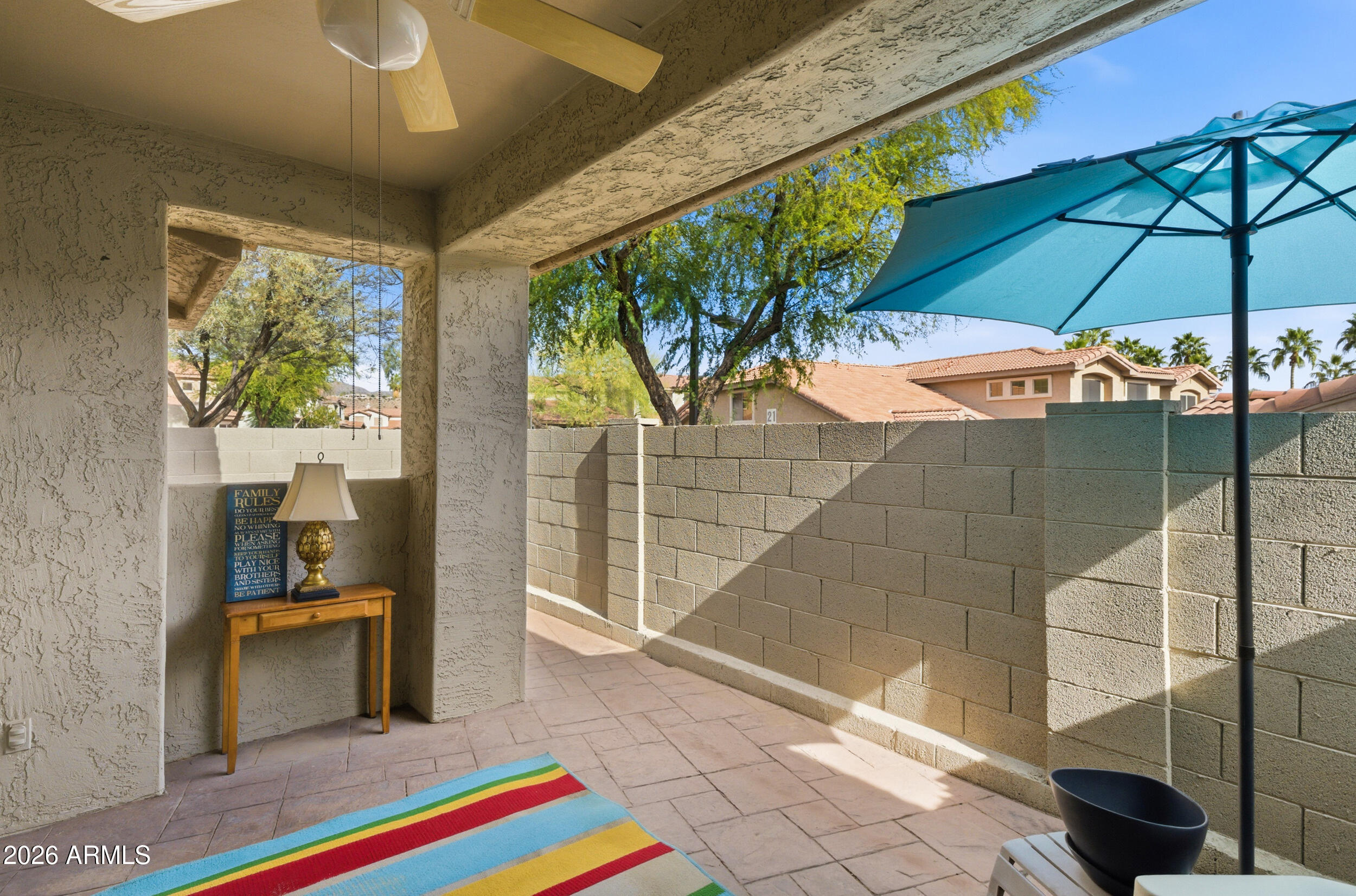 1024 East Frye Road, Unit 1060 Phoenix, AZ 85048 - Photo 22 of 41 a room with balcony and wooden floor
