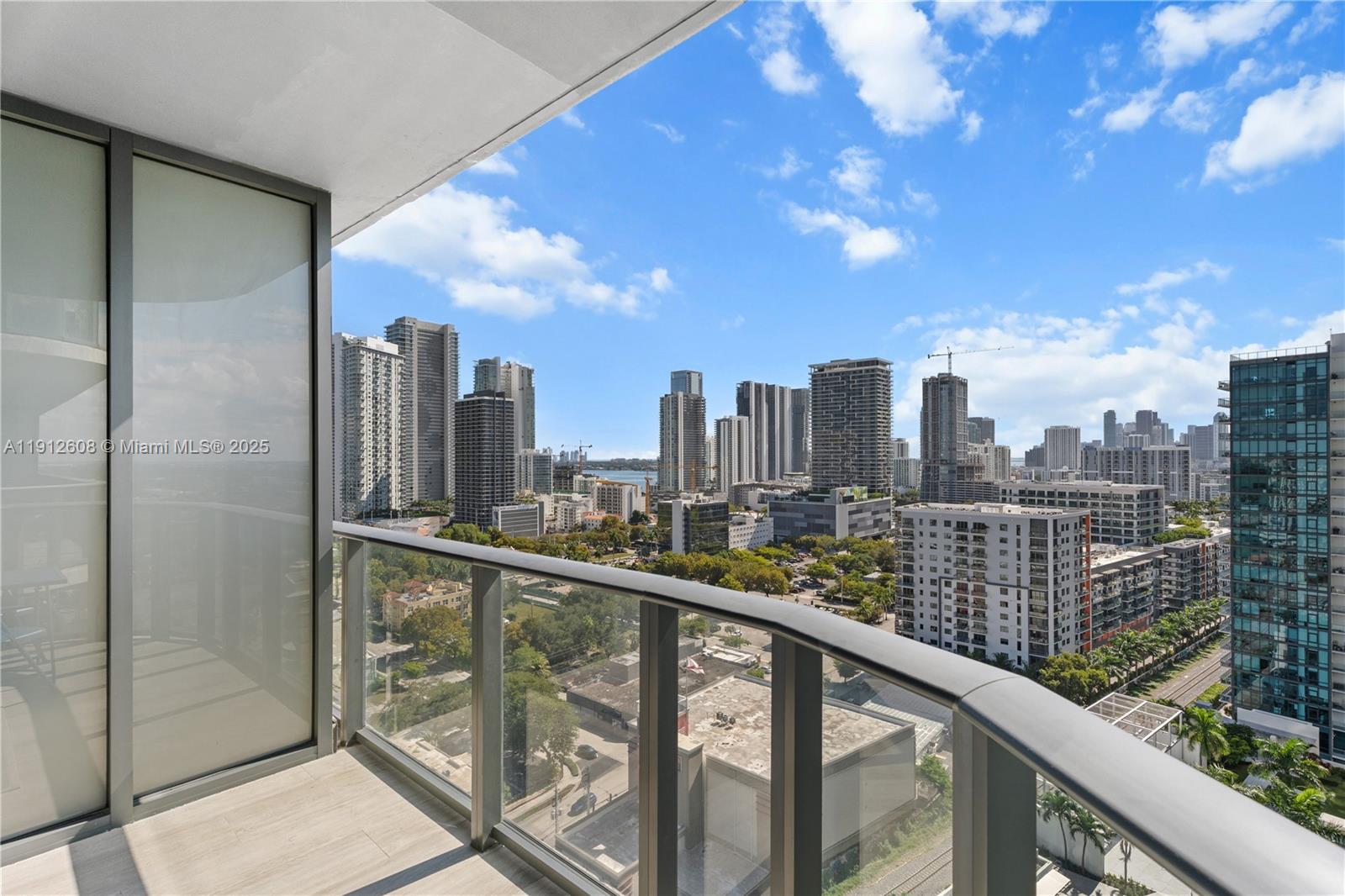121 Northeast 34th Street, Unit 2003 Miami, FL 33137 - Photo 15 of 27 a city view from the balcony