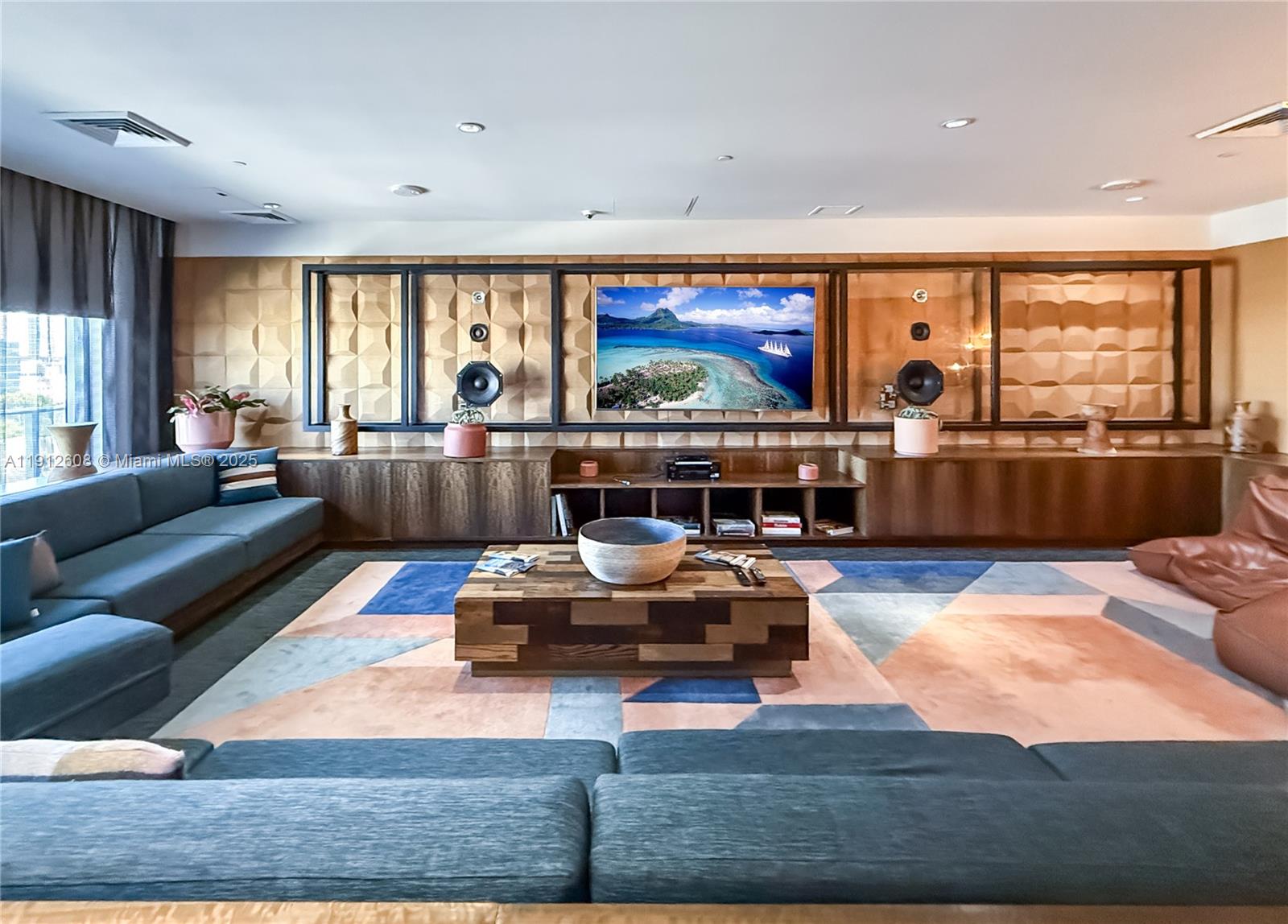 121 Northeast 34th Street, Unit 2003 Miami, FL 33137 - Photo 25 of 27 a living room with furniture and a large window