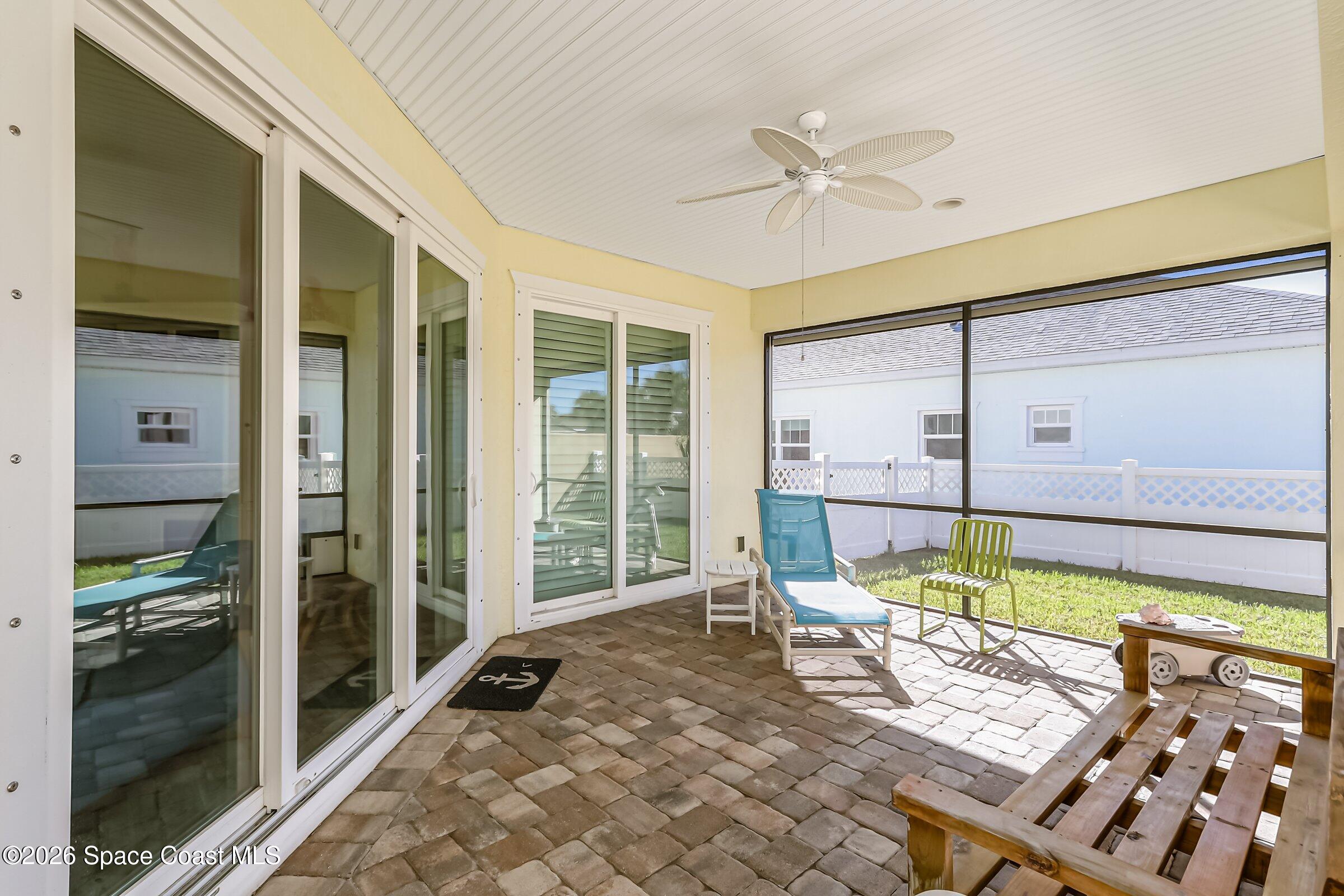 1399 Tullagee Avenue Melbourne, FL 32940 - Photo 37 of 53 a view of a swimming pool with a balcony