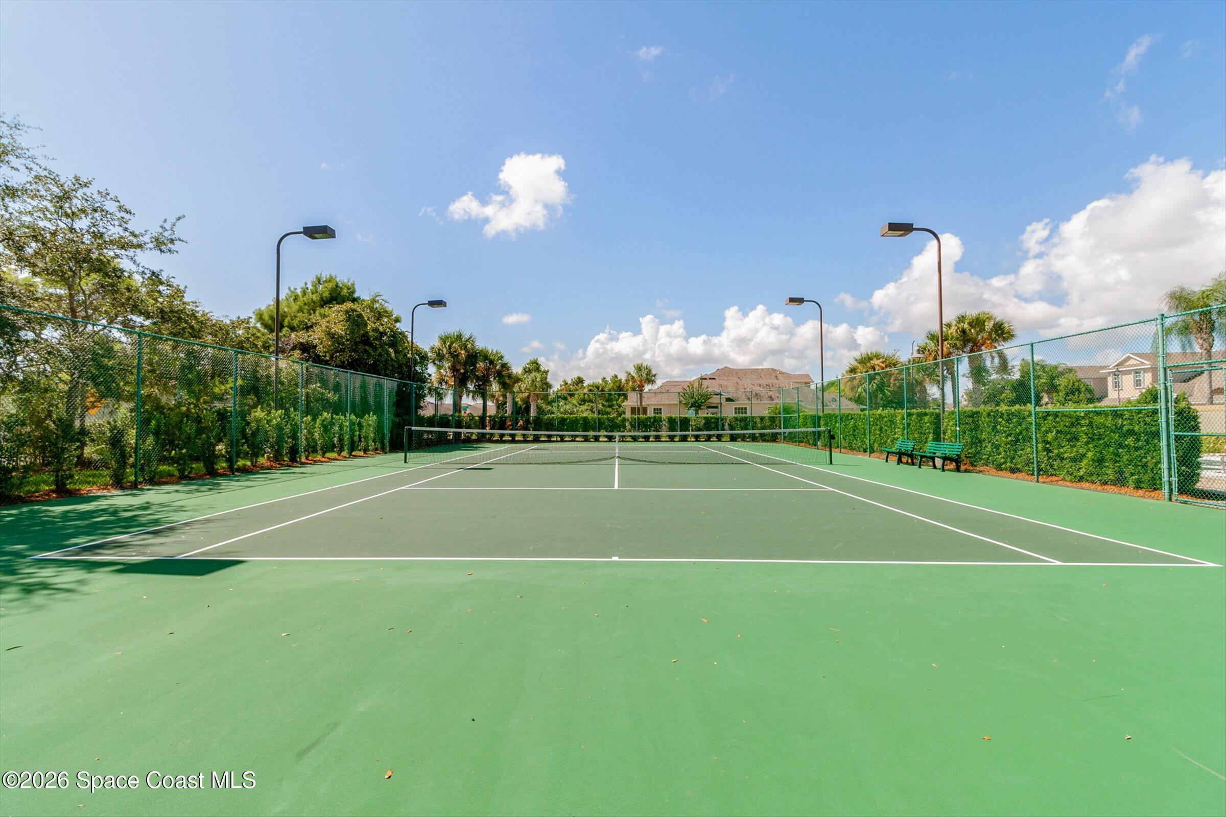1399 Tullagee Avenue Melbourne, FL 32940 - Photo 52 of 53 a view of a tennis court