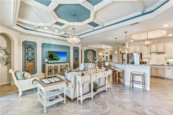 a outdoor space with patio lots of furniture and barbeque oven