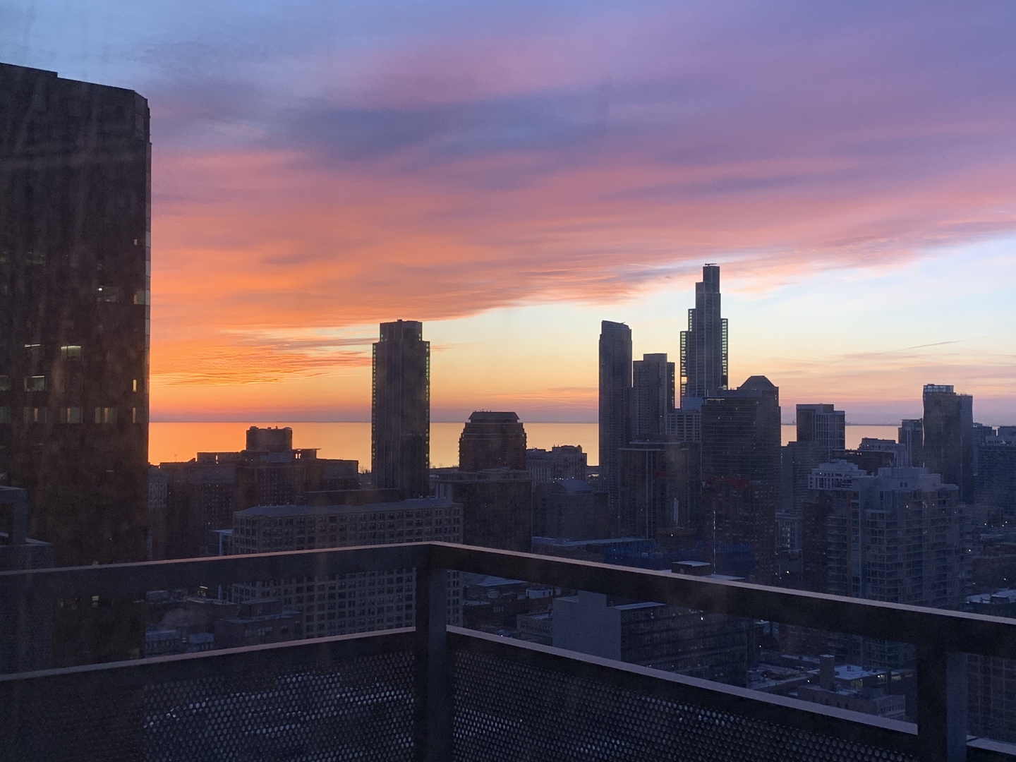 Undisclosed Address Chicago, IL 60607 - Photo 24 of 26 a view of city from balcony