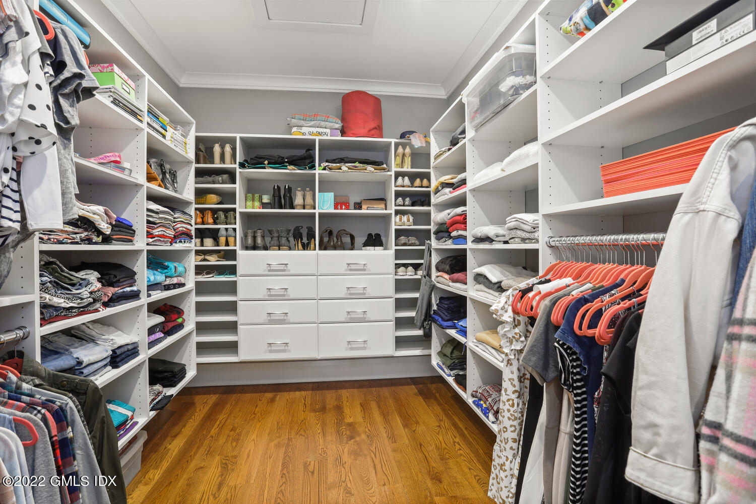 2 Loch Lane Greenwich, CT 06830 - Photo 43 of 64 a view of walk in closet with clothes and shoes