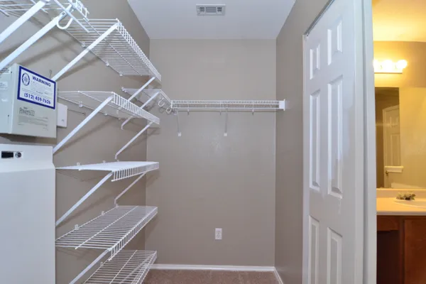 a view of staircase and bathroom