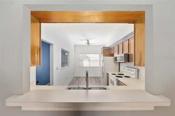 a room with storage and utility