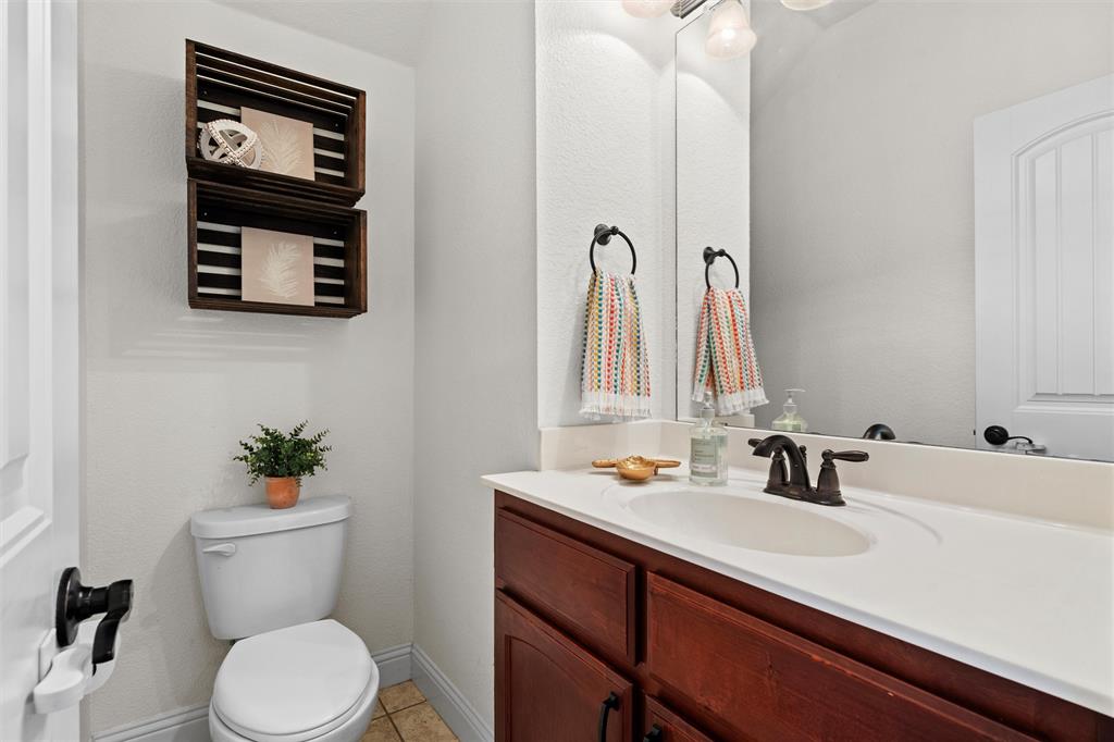 2322 Trace Ridge Drive Weatherford, TX 76087 - Photo 21 of 30 Half bath downstairs