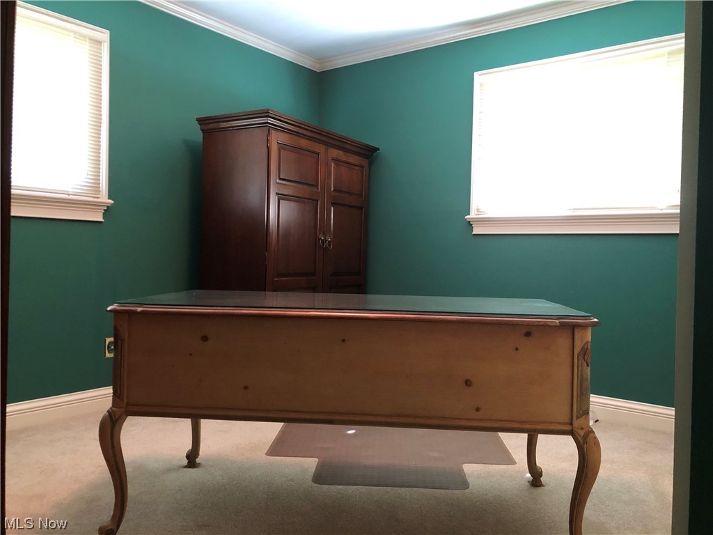 35236 Martin Road Willoughby, OH 44094 - Photo 27 of 35 Recreation room with crown molding and light carpet