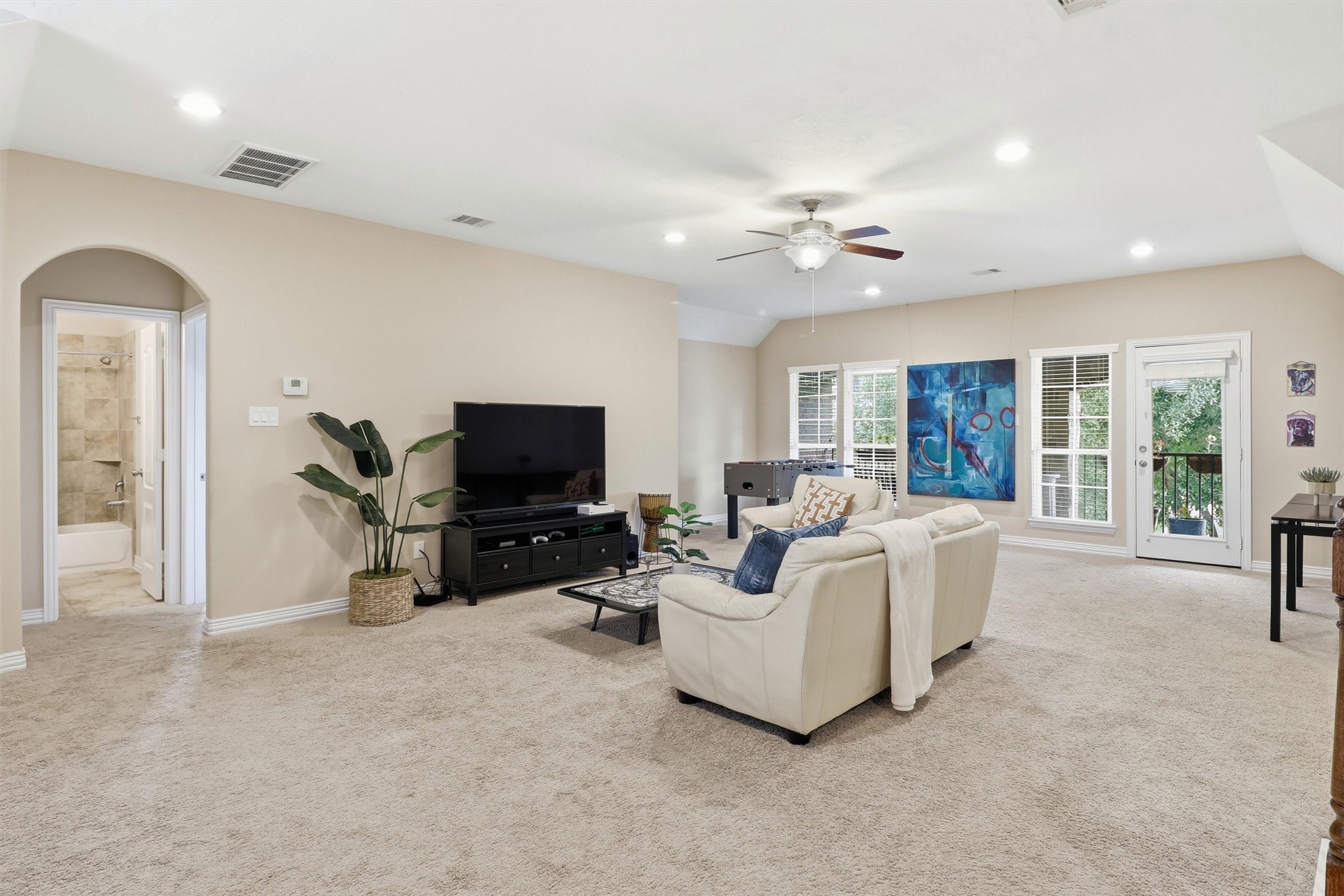 3219 Cotton Ranch Drive Katy, TX 77494 - Photo 31 of 45 Another angle highlights the spacious layout and open connection between the upstairs gathering spaces.
