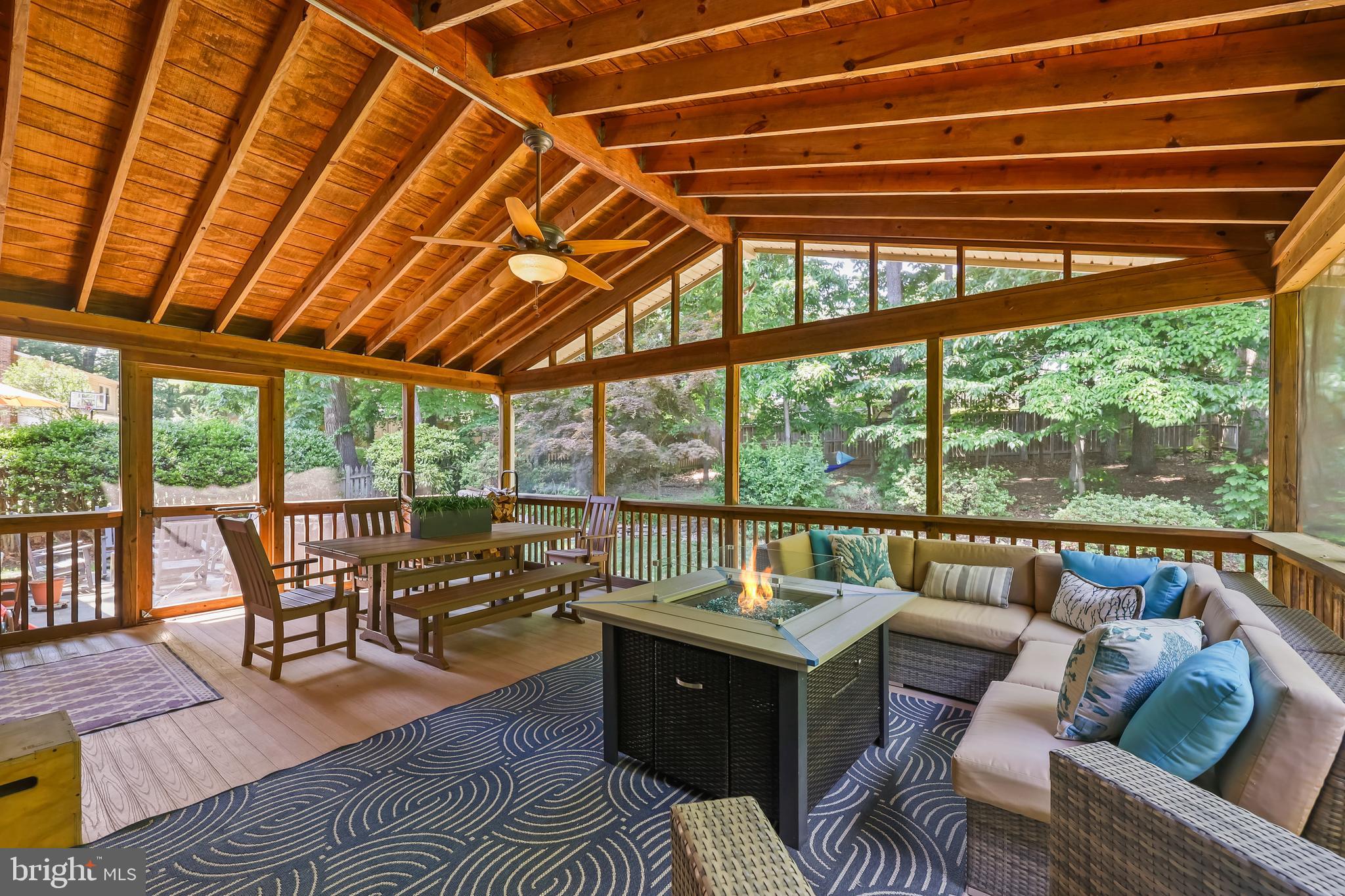 9217 Rockefeller Lane Springfield, VA 22153 - Photo 34 of 41 Spacious Screened in Porch Perfect Relaxation