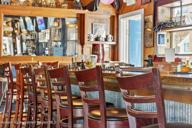 a front view of a building with glass windows