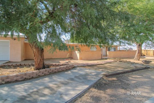 1645 Porter Street Ridgecrest, CA 93555 - Photo 4 of 35 a view of a yard with trees