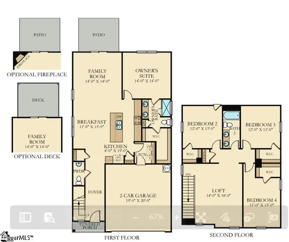 $357,819 | 103 Bean Spgs Court, Unit BRV 36, Taylors, SC 29687