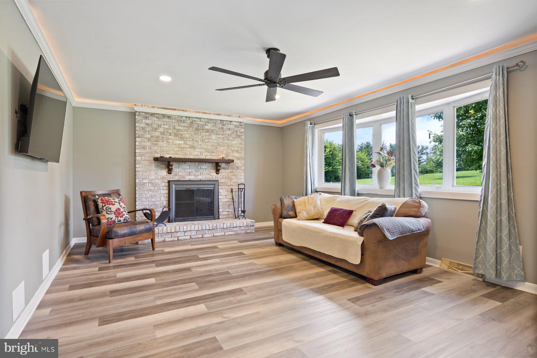 2201 Green Mill Road Finksburg, MD 21048 - Photo 6 of 29 Great windows and fireplace