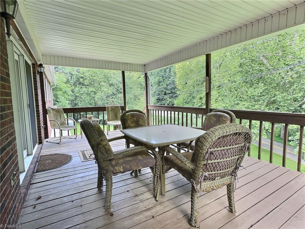 5096 Highway 16 Moravian Falls, NC 28654 - Photo 33 of 43 Covered Back Deck