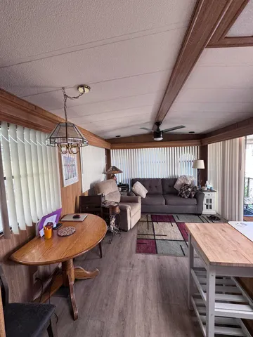 a outdoor space with furniture