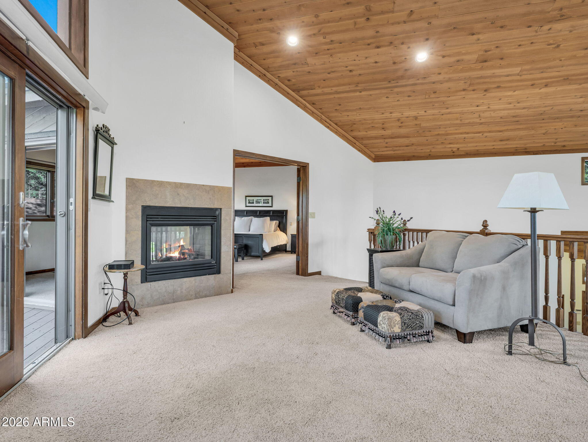 4384 Griffiths Spring Flagstaff, AZ 86005 - Photo 30 of 60 Loft with Views of the 12th hole