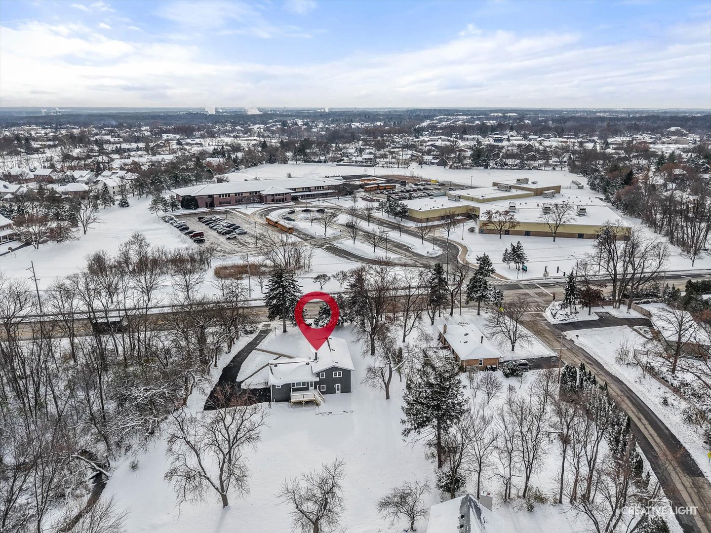 704 Plainfield Road Downers Grove, IL 60516 - Photo 31 of 36 an aerial view of a city
