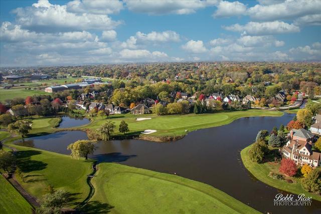 2809 Turnberry Road St. Charles, IL 60174 - Photo 19 of 21 an aerial view of a house with a garden and lake view
