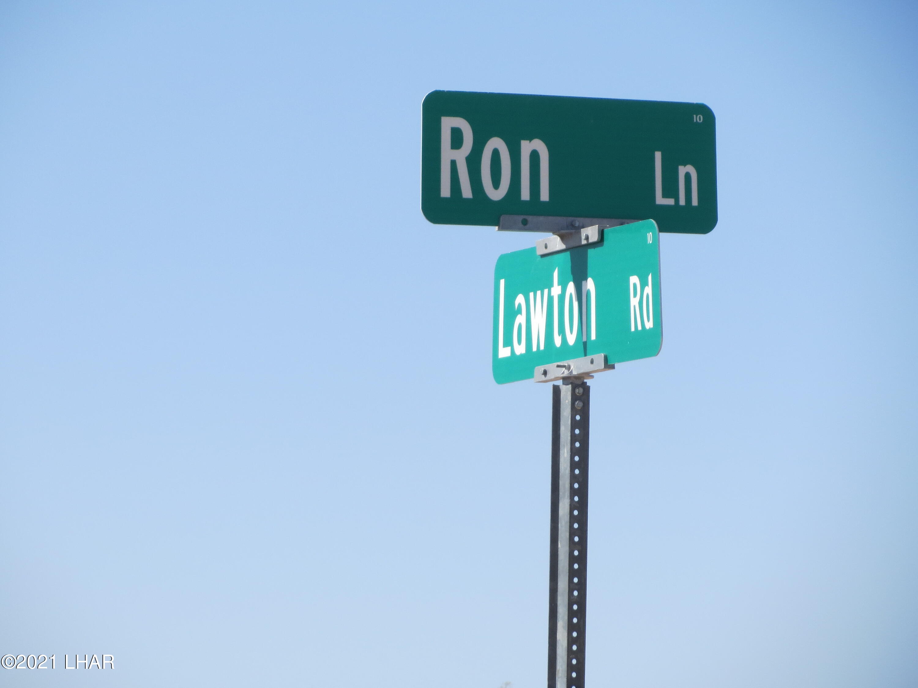 Lot 5 Lawton Road Yucca, AZ 86438 - Photo 4 of 12 Intersection of Ron Road and Lawton Road.