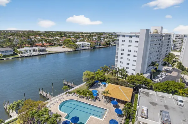 a view of outdoor space yard swimming pool and patio