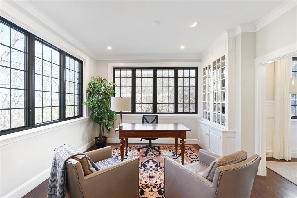 26 Greylock Road Newton, MA 02465 - Photo 11 of 28 a living room with furniture and a large window