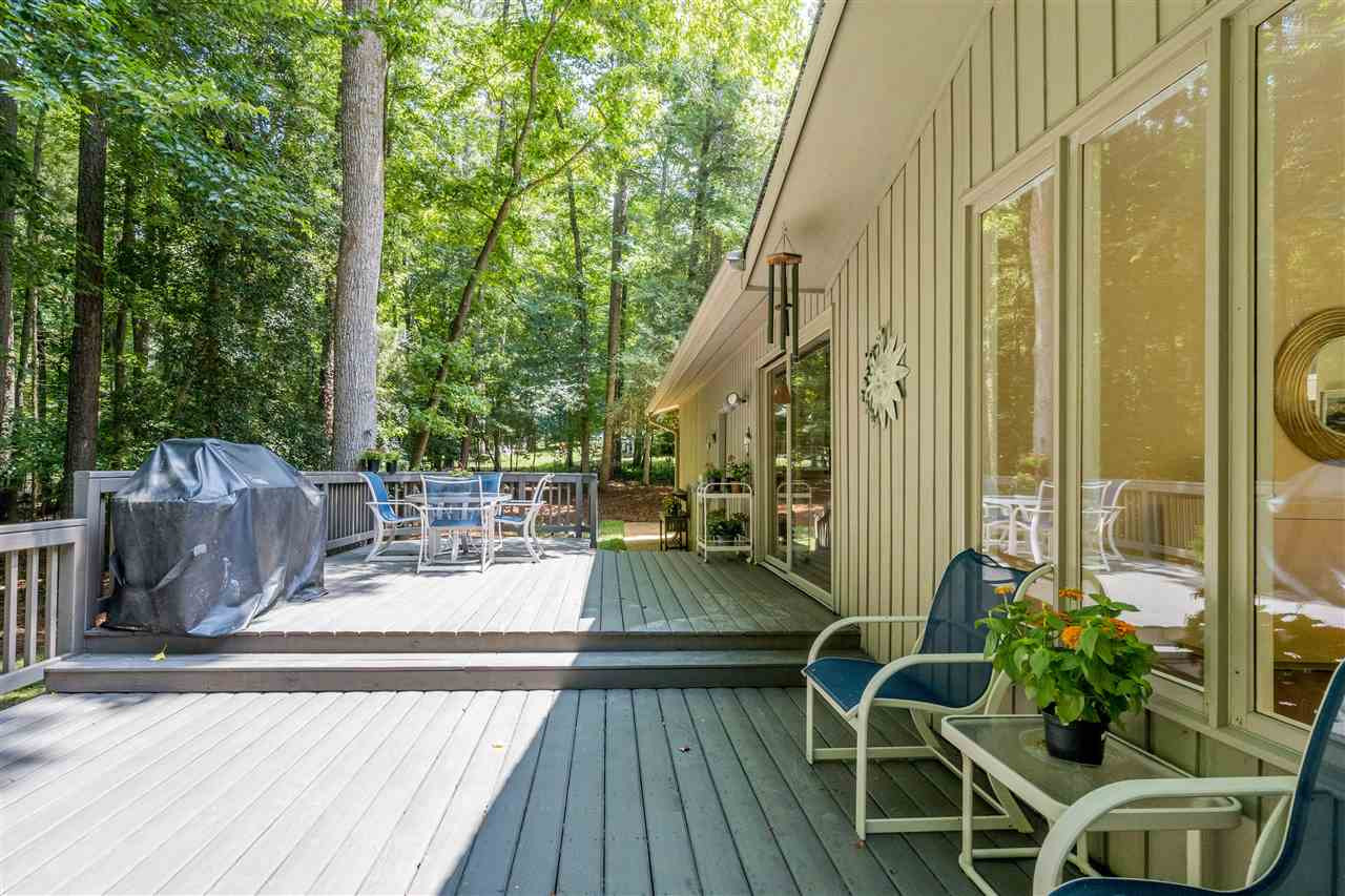2108 Countrywood Road North Raleigh, NC 27615 - Photo 16 of 30 Enjoy the outsdoors while relaxing on this large, new deck. Spacious Deck
