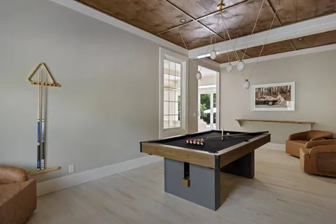 a view of a livingroom with furniture and window