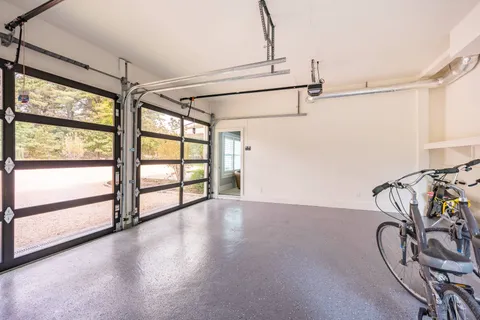 a view of a bike garage