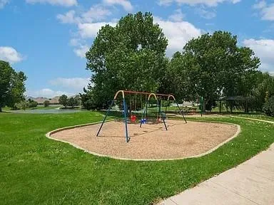 a park view with a outdoor space