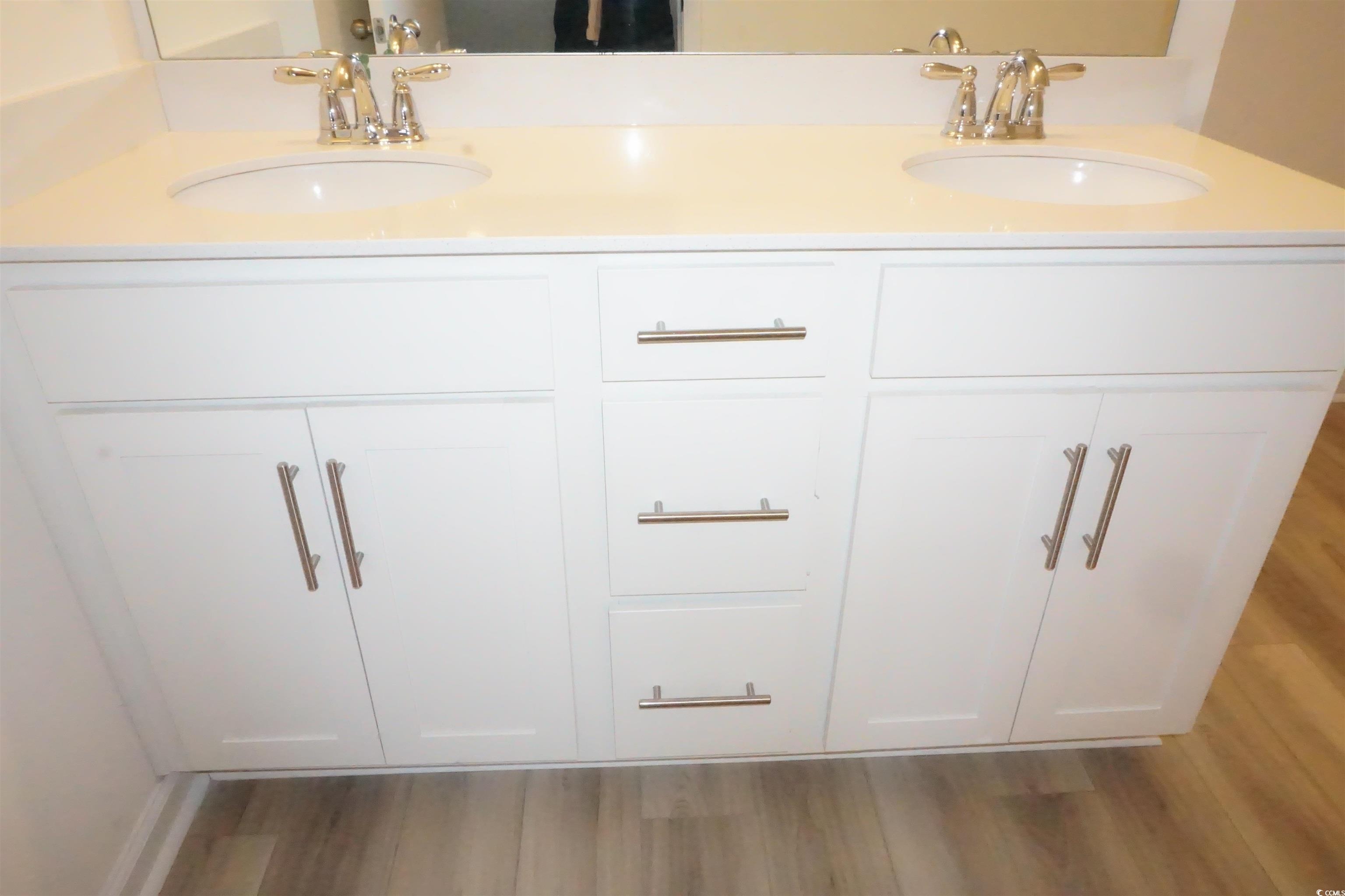420 Hallie Martin Road Conway, SC 29527 - Photo 15 of 20 Bathroom with wood-type flooring and vanity