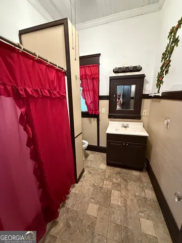 a room with storage and utility