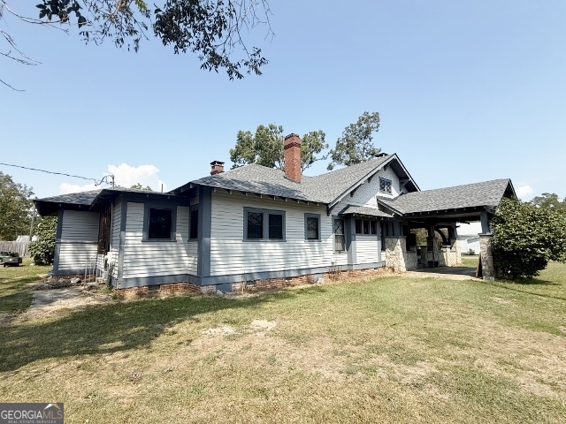 55 Hatcher Street Kite, GA 31049 - Photo 25 of 32 a front view of a house with a yard
