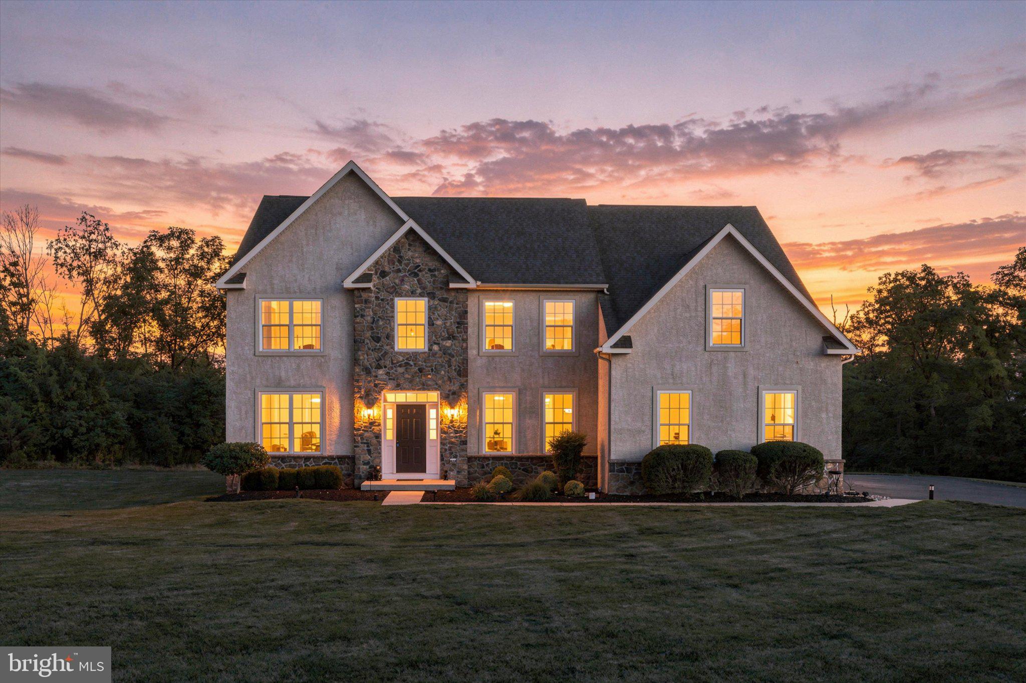 70 Alexandrea Circle Harleysville, PA 19438 - Photo 42 of 46 Charming home at sunset glow.