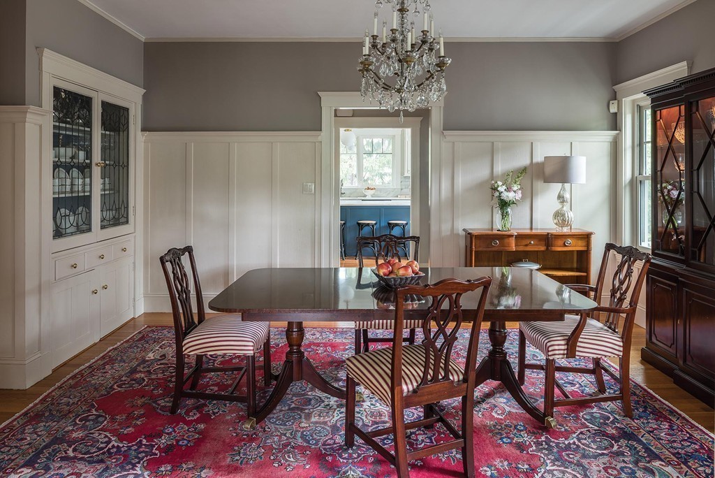 19 Ransom Road, Unit 2 Newton, MA 02459 - Photo 5 of 12 a view of a dining room with furniture window and wooden floor