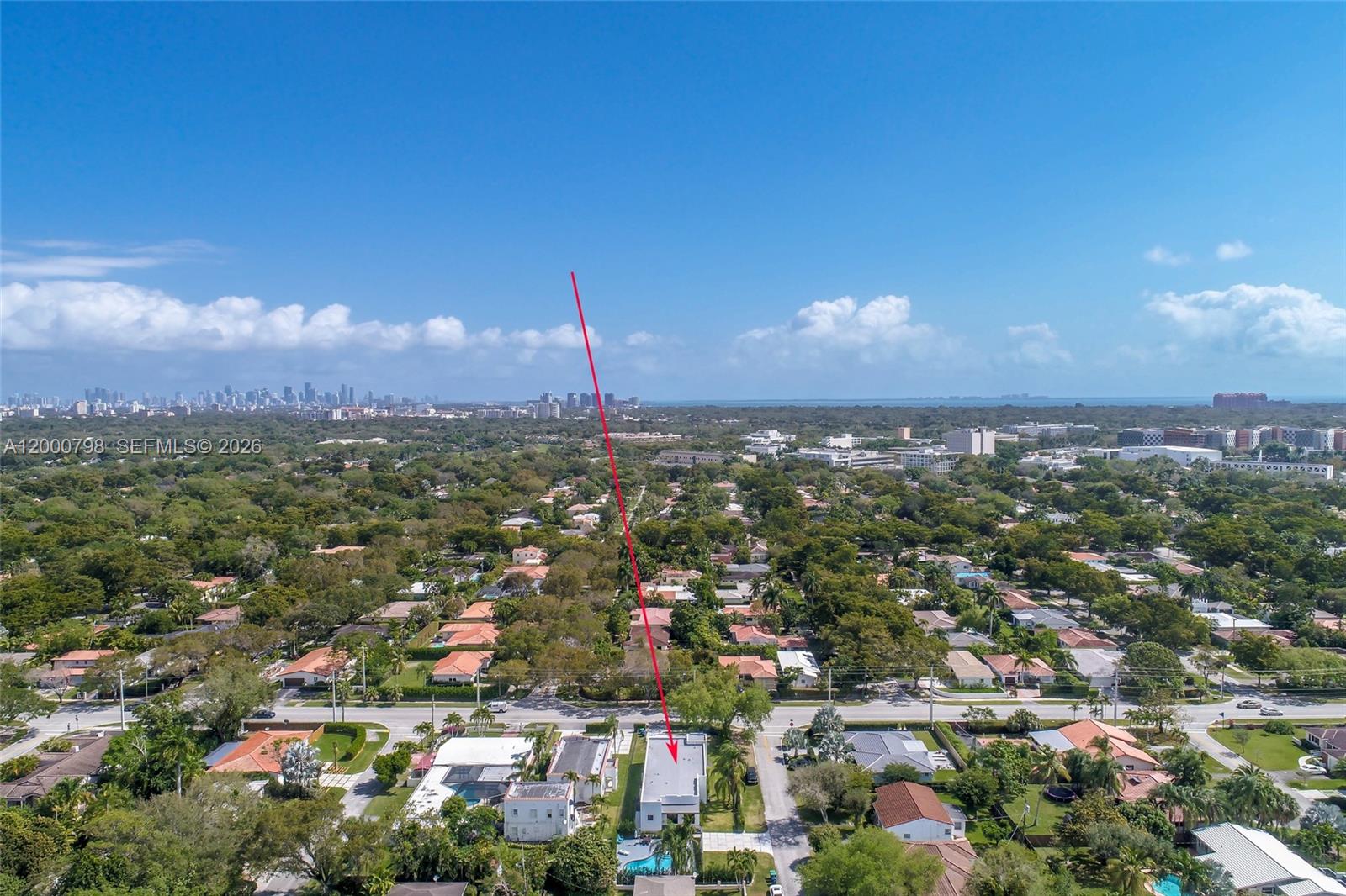 5126 Southwest 57th Avenue Miami, FL 33155 - Photo 25 of 32 a view of a city