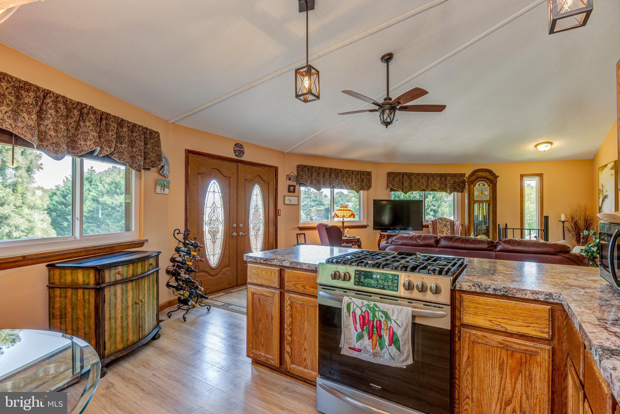 7 Schaffer Lane Lewes, DE 19958 - Photo 14 of 68 VIEW OF THE MAIN LEVEL FRONT DOORS FROM KITCHE