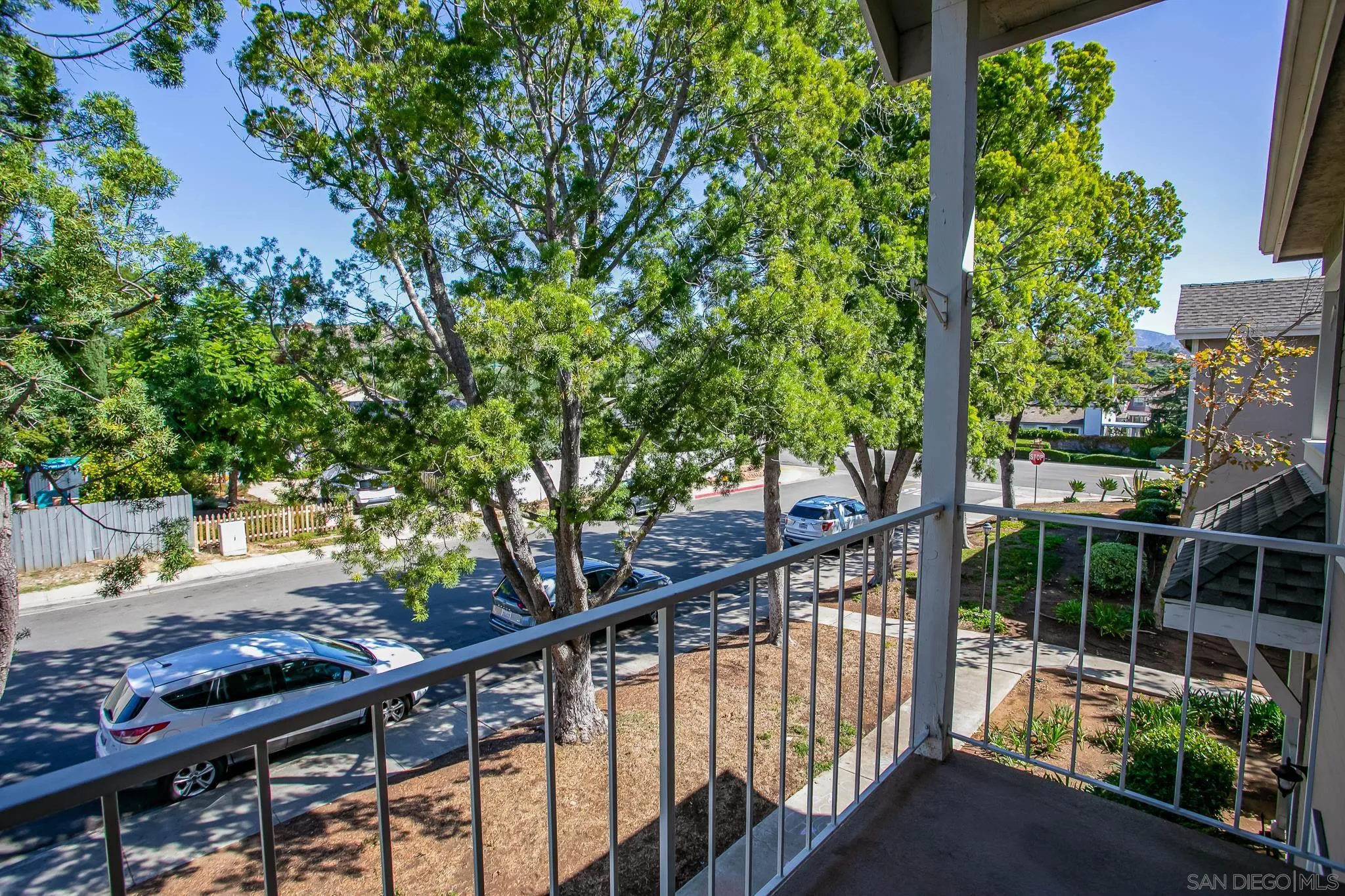 13816 Midland Road Poway, CA 92064 - Photo 21 of 37 a view of a balcony with a tree